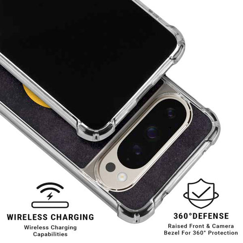 NHL Boston Bruins Distressed Google Pixel 9/9 Pro Clear Case